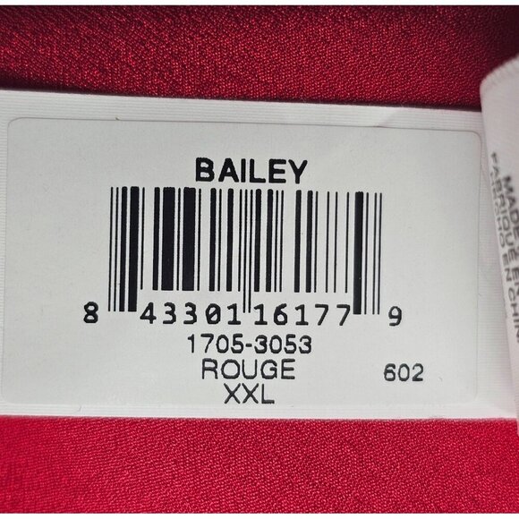 NWT Women's - Dress The Population Bailey Red Off The Shoulder Dress, Size XXL - Picture 9 of 12